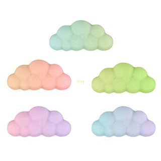 Bt แผ่นรองเมาส์ เมมโมรี่โฟม ซิลิโคน รูปก้อนเมฆ สีสันสดใส สําหรับเล่นเกม สํานักงาน