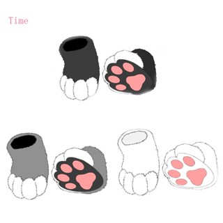 Time Bear Claw รองเท้าแตะลําลอง ลายอุ้งเท้าสัตว์ อุ้งเท้าสัตว์ ตลก สําหรับฮาโลวีน