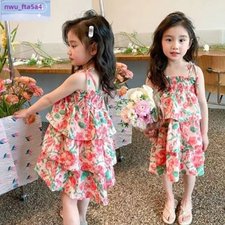 สาวแขวนหญิงแต่งตัวชุดฤดูร้อนกระโปรงชายหาด qi baby baby princess summer summer เด็ก