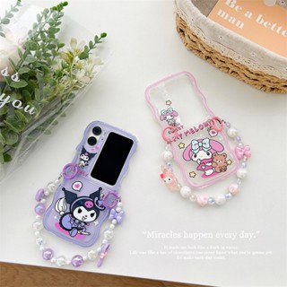 ใหม่ เคสโทรศัพท์มือถือแบบนิ่ม TPU ลายแม่มด เมโลดี้ คลื่น สําหรับ OPPO Find N2 Flip 5G