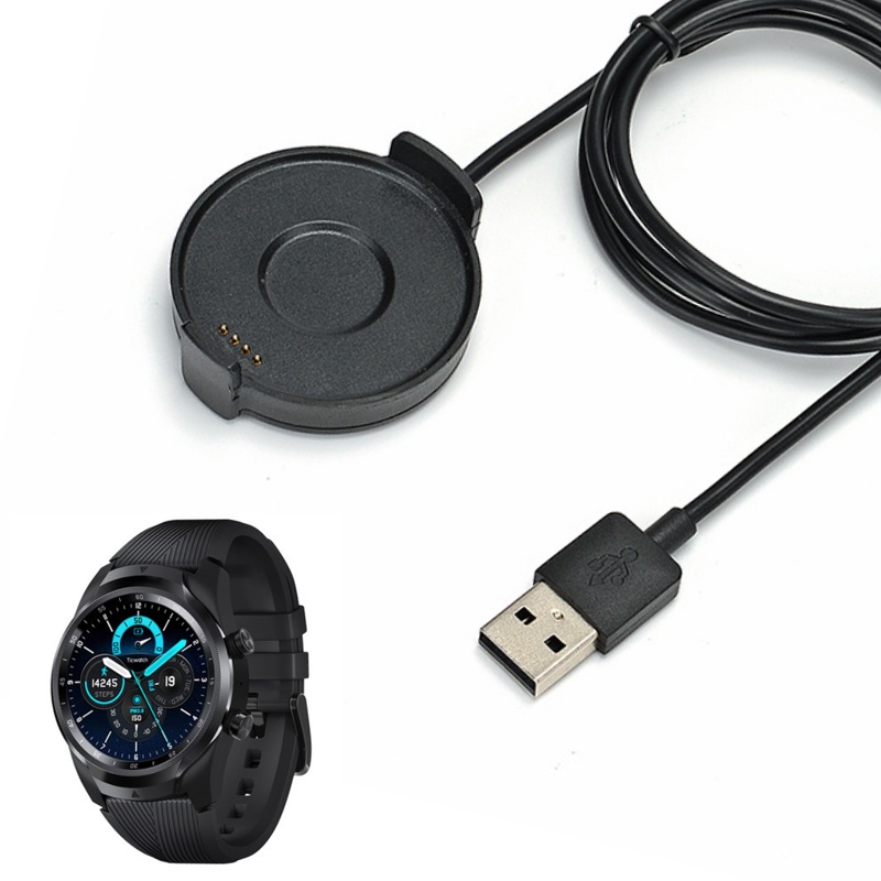 สายชาร์จ USB สําหรับ Ticwatch Pro /2020/4G LTE Sport Smart watch Dock Charger อะแดปเตอร์ชาร์จอุปกรณ์เสริม