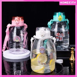 [พร้อม] Summer Cool ใหม่ Water Cup Girls High-value Big Belly Cup High Temperature Straw Carry-on Cup