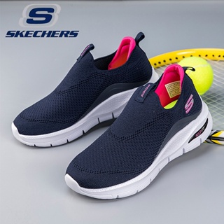 Skechers_ GOWALK ArchFit รองเท้าผ้าใบลําลอง แบบผูกเชือก ข้อสั้น ระบายอากาศ แฟชั่นสําหรับผู้ชาย และผู้หญิง ไซซ์ 35-44