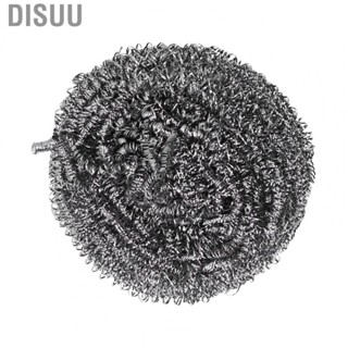 Disuu Stainless Steel Scrubber  Scouring Ball No Drop Wire Good Texture Full Of Toughness for Industrial Kitchen Restaurants Workplace Office