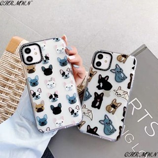 เคสโทรศัพท์มือถือ ซิลิโคนนิ่ม แบบใส ลายวงกลมน่ารัก สําหรับ Iphone 8 X Xr 137 Xsmax 116 plus 12pro KJ9Y