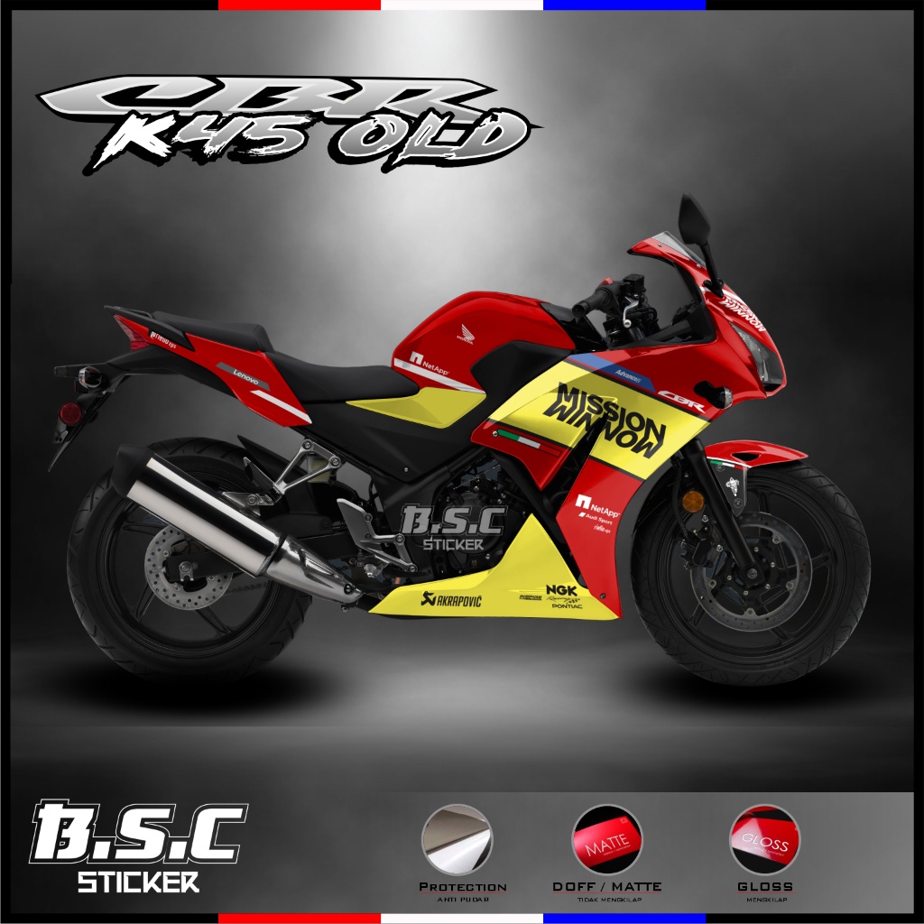 LOKAL สติ๊กเกอร์รูปลอก FULL BODY CBR K45 old CBR Local Motif Mission Winnow