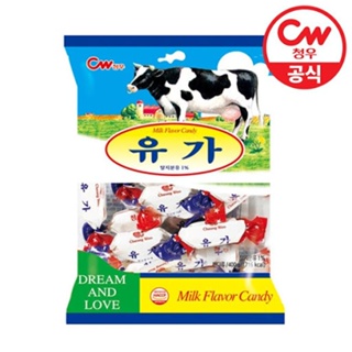 พร้อมส่ง CW 청우 유가 ลูกอมรสนม CW Milk Soft Candy 400g