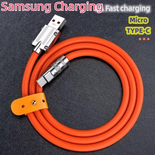 สายชาร์จ Micro USB 6A Type C 1 เมตร สําหรับ Samsung A12 A22 A32 A42 A52 A72 A82