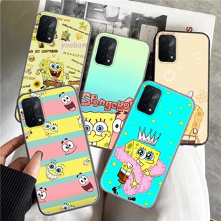 P300 เคสโทรศัพท์มือถือ แบบนิ่ม ลายสพันจ์บ็อบ และพาย สําหรับ OPPO Reno 2 2Z 2F 3 4 Pro 5 Lite 5K Pro Plus 5G