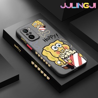 เคสโทรศัพท์มือถือ ซิลิโคนนิ่ม ใส กันกระแทก ลายการ์ตูนสพันจ์บ็อบ สําหรับ Xiaomi MI POCO F3 Redmi K40 K40 Pro