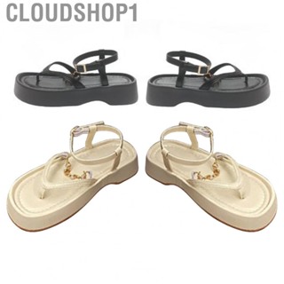 Cloudshop1 Women Sandal Shoes  2pcs Flip Flops Sandals  Skid Soft Lining for Dating