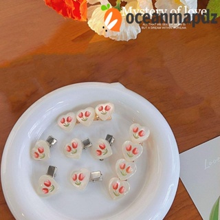 OCEANMAPDZ กิ๊บติดผม กิ๊บปากเป็ด ดอกไม้ทิวลิป น่ารัก สําหรับผู้หญิง