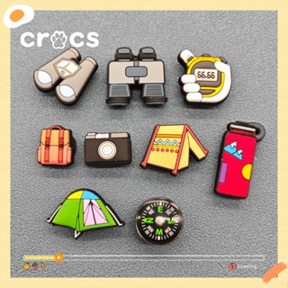 ใหม่ crocs jibbitz หัวเข็มขัดรองเท้าปีนเขาถ้ำรองเท้าหัวเข็มขัด DIY รองเท้าแฟชั่นดอกไม้