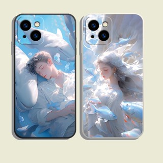 เคสโทรศัพท์ซิลิโคน แบบนิ่ม ลาย Ocean Couple สําหรับ Honor 50 Lite X6 X7 X7A X8 X8A X9 X9A 70 7S 8A 9S