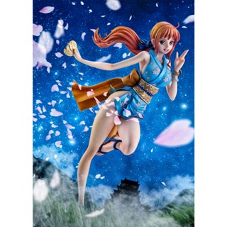 พร้อมส่ง ฟิกเกอร์การ์ตูนวันพีช MegaHouse MH POP One Piece Novice Ninja Nami Reprint สําหรับผู้หญิง