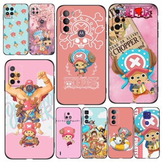 เคสโทรศัพท์มือถือ ซิลิโคนนิ่ม Tpu ลายวันพีช tony chopper สีดํา สําหรับ Motorola Moto E6 PLAY Plus E6S E6I