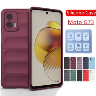 เคสโทรศัพท์มือถือซิลิโคน ป้องกันกล้อง กันกระแทก สําหรับ Moto G73 G62 5G MotoG62 G 73