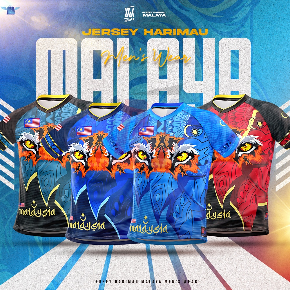 DJ Sport️ DEWASA Jersey Sulam (86-P2)Size: S-10XL Jersey Short Sleeve