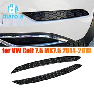 สติกเกอร์แถบสะท้อนแสง ติดกันชนหลัง ไฟตัดหมอก ลายรังผึ้ง สําหรับ Golf 7.5 MK7.5 2 ชิ้น