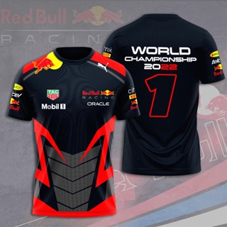 เสื้อยืด พิมพ์ลาย F1 World Championship แฟชั่นฤดูร้อน สําหรับเด็กผู้ชาย