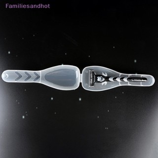 Familiesandhot&gt; กล่องพลาสติกใส สําหรับใส่มีดโกนหนวด สําหรับผู้ชาย