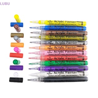 Lubu ใหม่ ปากกาหมึกอะคริลิค เปลี่ยนสีได้ 12 สี สําหรับนักกอล์ฟ 1 ชิ้น