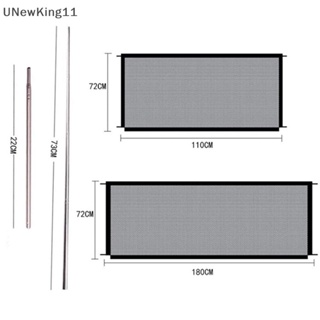 Unewking รั้วตาข่าย ระบายอากาศ แบบพกพา พับได้ สําหรับกั้นสัตว์เลี้ยง สุนัข