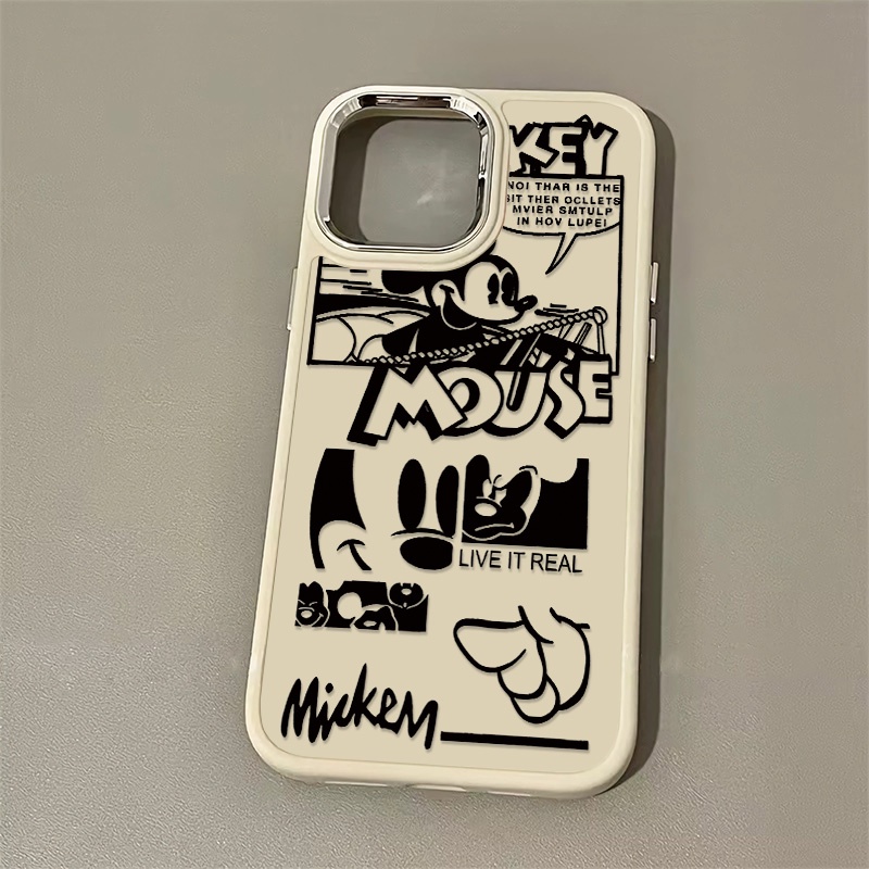 เคสโทรศัพท์มือถือ ซิลิโคนนุ่ม กันกระแทก ลายหนูน่ารัก สําหรับ IPhone 14 15 13 12 11 Pro Max XS X XR 8 7