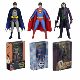 Neca โมเดลฟิกเกอร์ Superman Batman Joker Girl Justice Dawn Forrest Gump Knight Joker ขยับได้ ขนาด 23 ซม.