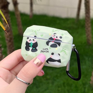 เคสหูฟังบลูทูธ TPU นิ่ม ลายหมีแพนด้าน่ารัก สําหรับ AirPods 2 3 Pro 2 Airpod 2