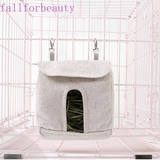 FALLFORBEAUTY Guinea Pig Hay กระเป๋าไนล่อน ทนทาน 1 ชิ้น สําหรับกระต่าย Chinchillas พร้อมตะขอ