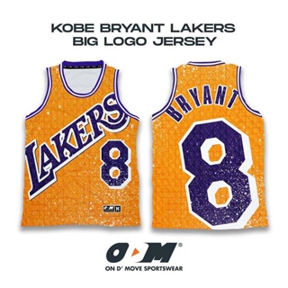 Kobe BRYANT เสื้อเจอร์ซีย์ โลโก้ ขนาดใหญ่