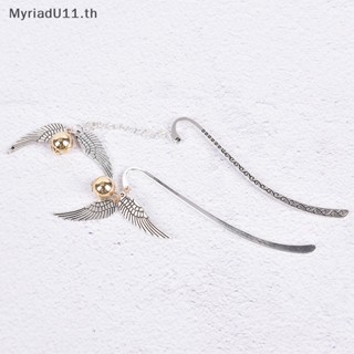 Myriadu ที่คั่นหนังสือ ลายแฮรี่ สีทอง เครื่องเขียน สําหรับโรงเรียน