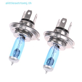 Alittlese หลอดไฟหน้ารถจักรยานยนต์ สกูตเตอร์ H4 P43T 12V 35 35W 2 ชิ้น