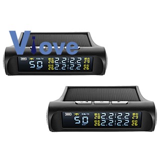 X1 เครื่องวัดความดันลมยางรถยนต์ HUD Head-Up Display ระบบ TPMS พลังงานแสงอาทิตย์