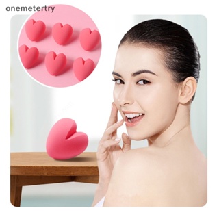 Onem พัฟฟองน้ําแต่งหน้า รูปหัวใจ แห้ง และเปียก 1 3 5 ชิ้น