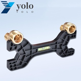 Yolo ประแจหัวคู่ ประแจฝักบัวอาบน้ํา พลาสติก แบบแมนนวล ความหนาแน่นสูง พร้อมประแจหัวคู่ น้ําหนักเบา สําหรับห้องน้ํา