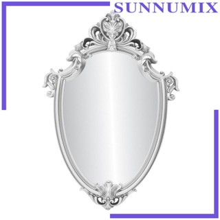 [Sunnimix] กระจกแต่งหน้า ติดผนัง สไตล์วินเทจ สําหรับตกแต่งบ้าน ห้องรับประทานอาหาร