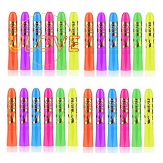 ดินสอสีพลาสติก รูปใบหน้าชินจัง สีเรืองแสง สําหรับผู้ใหญ่ จํานวน 24 ชิ้น