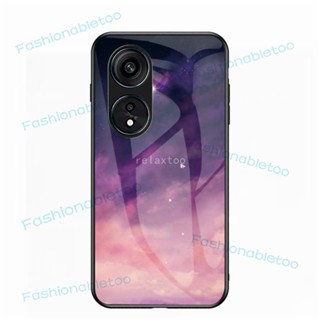 เคสโทรศัพท์ Vivo V27 E V27e V27 pro V27pro V 27e เคสกระจกนิรภัย ไล่ระดับสี สูง คู่รัก ขอบ TPU นิ่ม กันกระแทก เคสหลังแข็ง