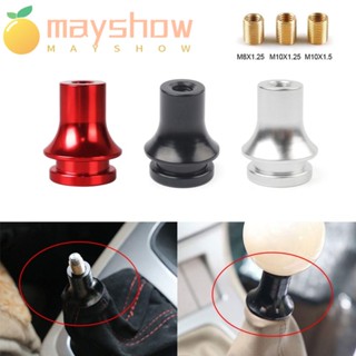 Mayshow อะแดปเตอร์ลูกบิดเกียร์รถยนต์ M12x1.25 พร้อมอะแดปเตอร์ทองแดง 3 ชิ้น สําหรับ Honda Toyota Nissan