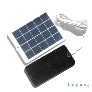 Bang บอร์ดพลังงานแสงอาทิตย์ ป้องกันการกัดกร่อน 3W 5V สําหรับตั้งแคมป์กลางแจ้ง