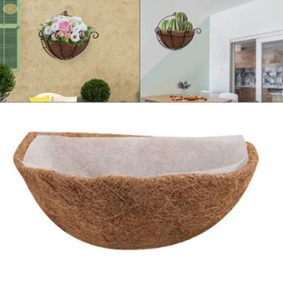 【VARSTR】Coconut Fiber Plant Basket Half Moon Liner Durable and Sustainable for Gardening