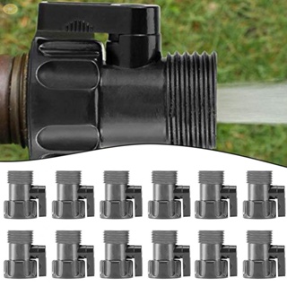 【VARSTR】Convenient 12 Pack Shut Off Valve for Garden Hoses 3/4 Thread Connector Coupling