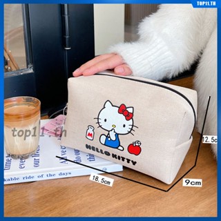 กระเป๋าใส่เครื่องสำอางค์ ลายการ์ตูนน่ารัก กระเป๋าซักพกพา Hello Kitty กระเป๋าใส่มือถือ กระเป๋าถือ กระเป๋าผู้หญิงขนาดบวก นักเรียน ผู้หญิง แต่งหน้า เดินทางกลางแจ้ง (top11.th.)