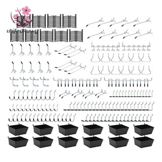 ชุดตะขอ Pegboard 1/8 และ 1/4 นิ้ว 248 ชิ้น