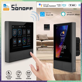 Sonoff NSPanel สวิตช์ฉากอัจฉริยะ EU / US HMI แผง Wifi เทอร์โมสตัทอัจฉริยะ EWeLink APP รีโมทคอนโทรล