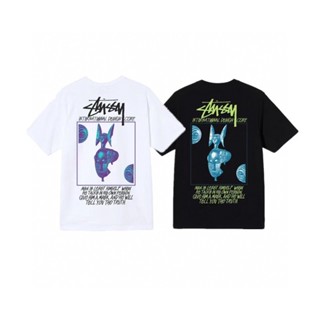 เสื้อยืดแขนสั้น พิมพ์ลายกราฟฟิค STUSSY - แฟชั่นคลาสสิก สําหรับผู้ชาย