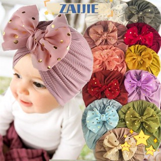 Zaijie24 หมวกผ้าโพกหัว ผ้าฝ้าย น่ารัก สําหรับเด็กทารก โรงพยาบาล
