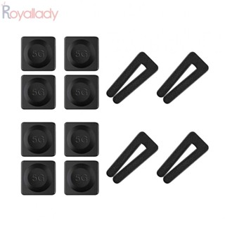 #ROYALLADY#Balance แคลมป์หนีบถ่วงน้ําหนัก โลหะ สีดํา 42*18*7 มม. 5GM 4 ชุด
